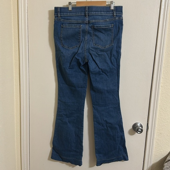 EUC Spanx Women's Pull On Wide Blue Jeans - Picture 4 of 4